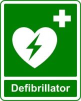 Defibrillator Sign